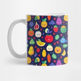 Cute fruit with doodle style Mug